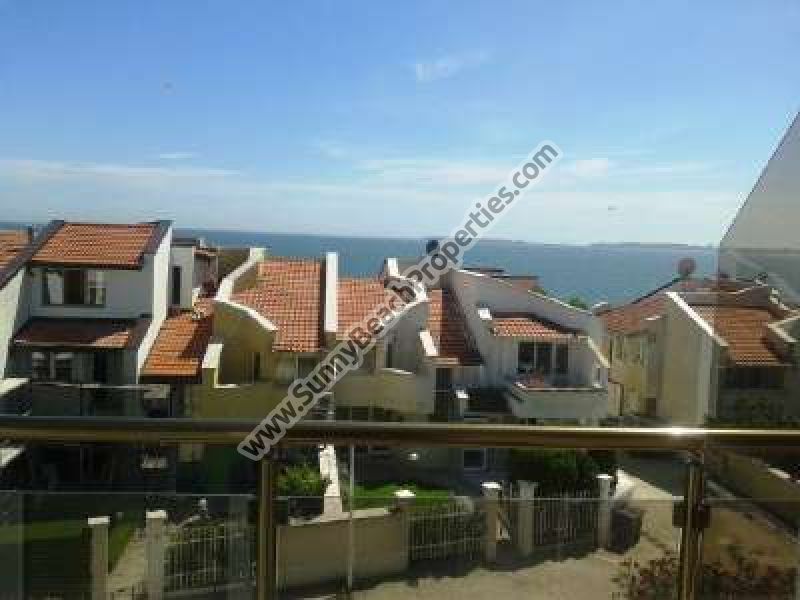 Gorgeous sea view fully furnished 3- bedroom/2.5- bathroom detached villa for rent in absolute tranquility only 10 meters from the beach in St. Vlas